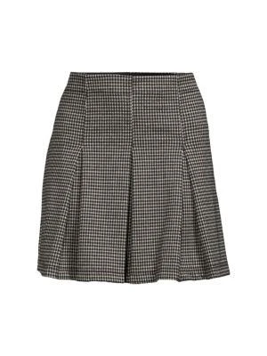 商品Max Studio|Checked Pleated Skirt,价格¥151,第3张图片详细描述