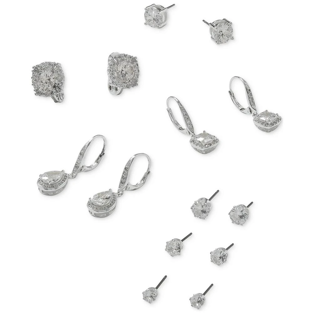 商品Anne Klein|3-Pc. Set Crystal and Imitation Pearl Stud Earrings,价格¥209,第5张图片详细描述