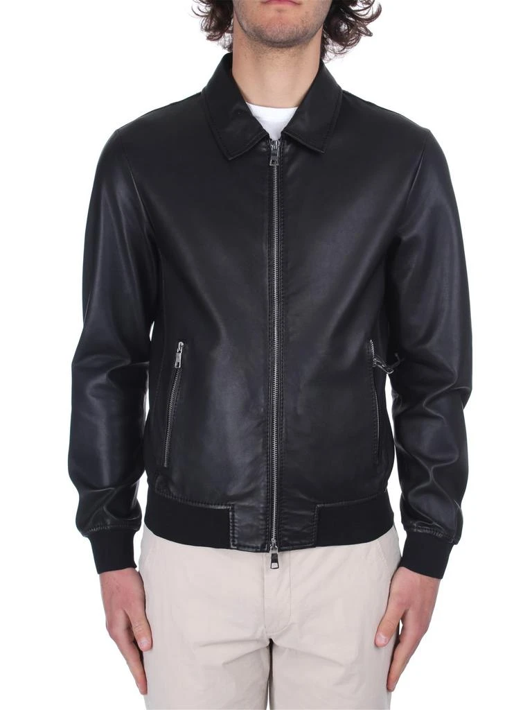 商品leather authority|leather authority Leather Jackets Men Black Pelle,价格¥3629,第1张图片