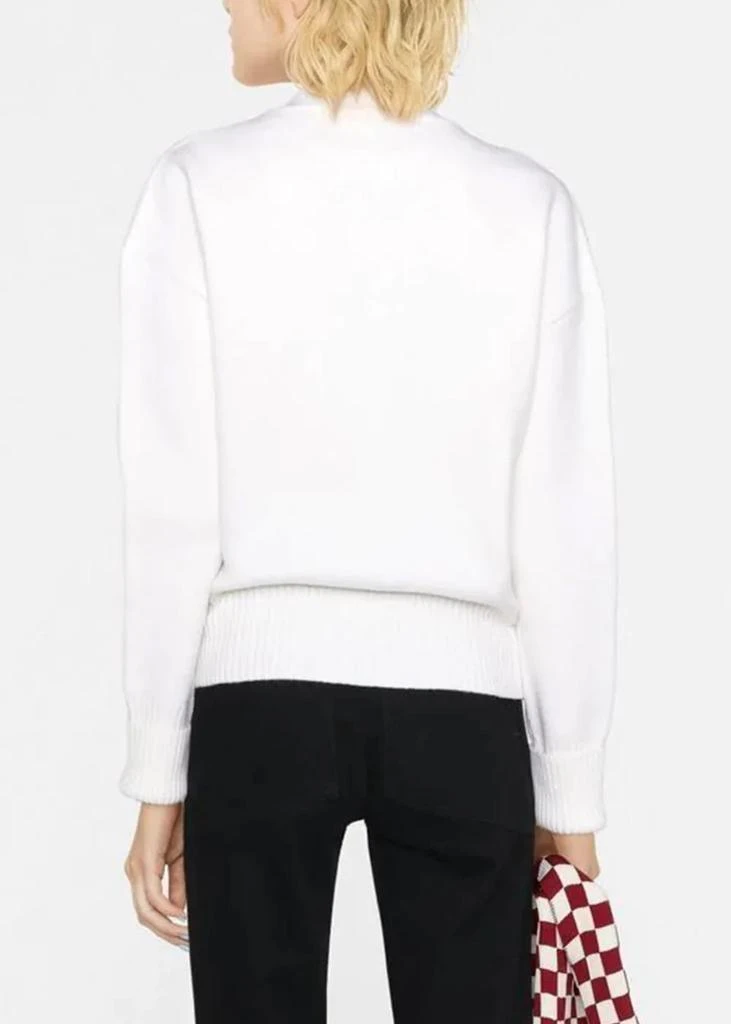 商品AMI|AMI Alexandre Mattiussi White Ami De Coeur Cardigan,价格¥3778,第3张图片详细描述