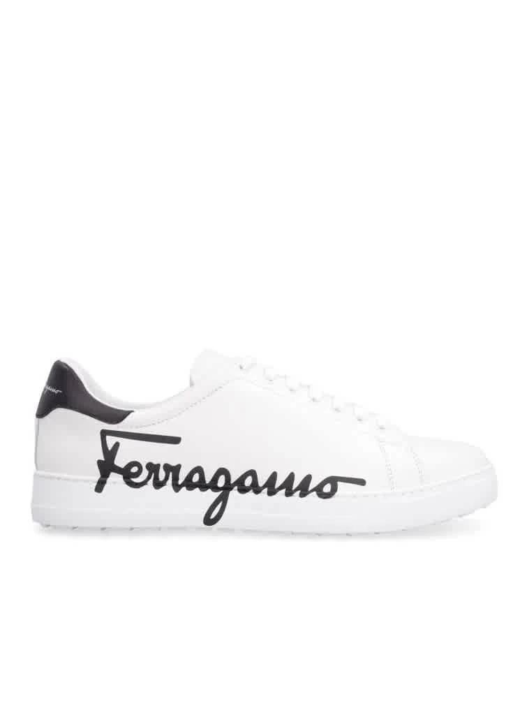 商品Salvatore Ferragamo|Mens White Naruto Low Top Sneakers,价格¥2271,第1张图片