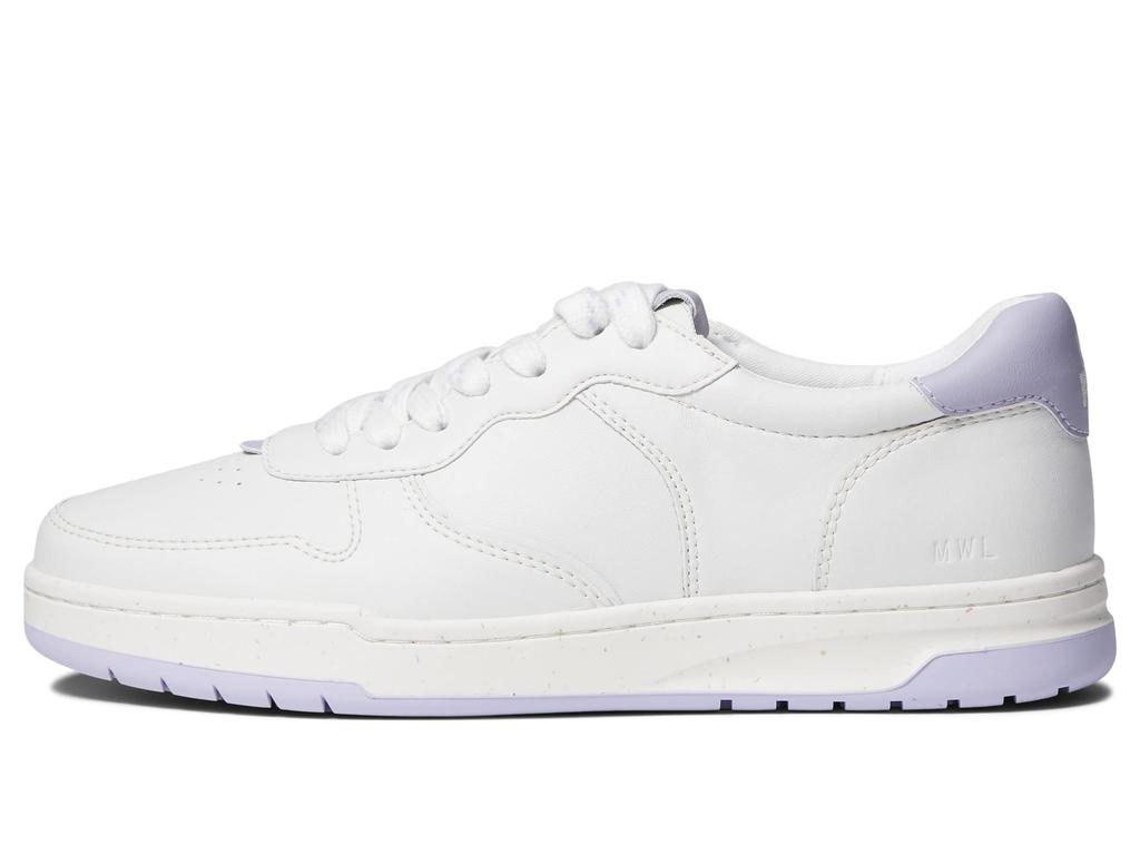 Court Low-Top Sneakers in White and Purple商品第4张图片规格展示