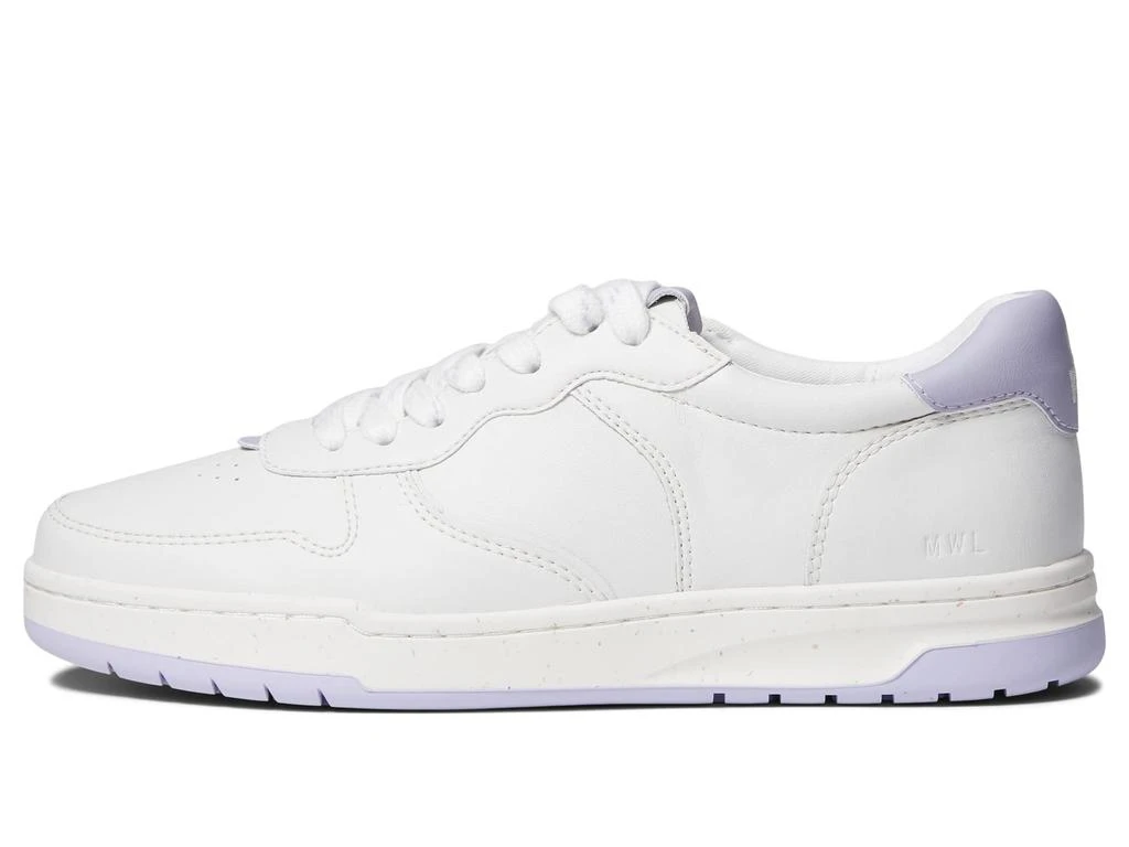 商品Madewell|Court Low-Top Sneakers in White and Purple,价格¥733,第4张图片详细描述