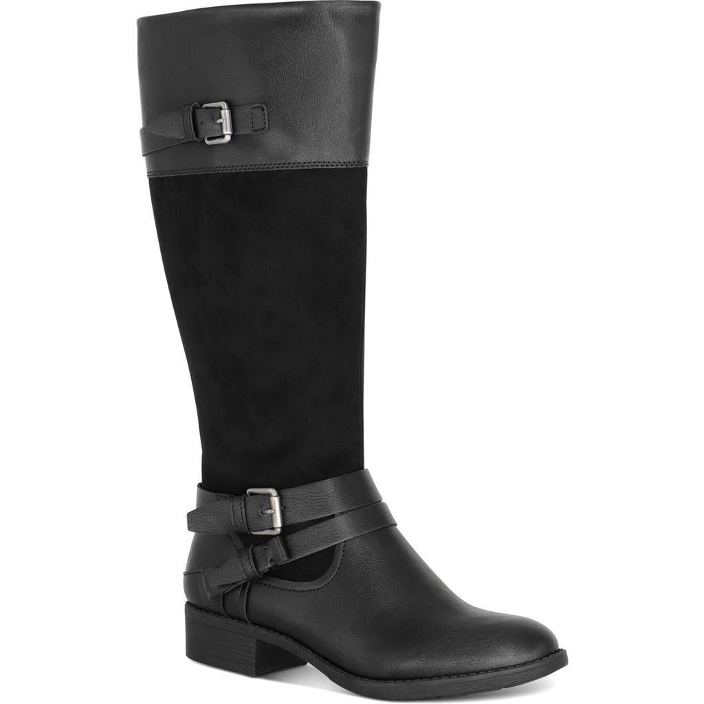 商品Style & Co|Style & Co. Womens Ashliie Faux Leather Fashion Dress Boots,价格¥52,第3张图片详细描述
