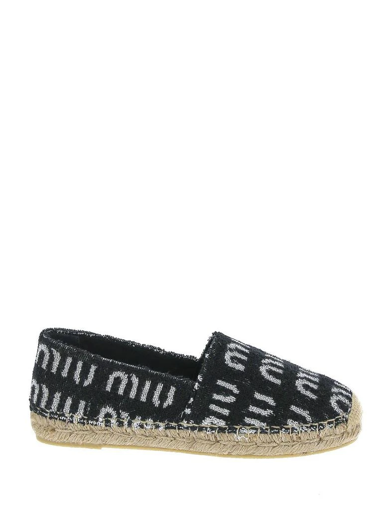 商品Miu Miu|Terrycloth Logo Espadrillas,价格¥2833,第1张图片