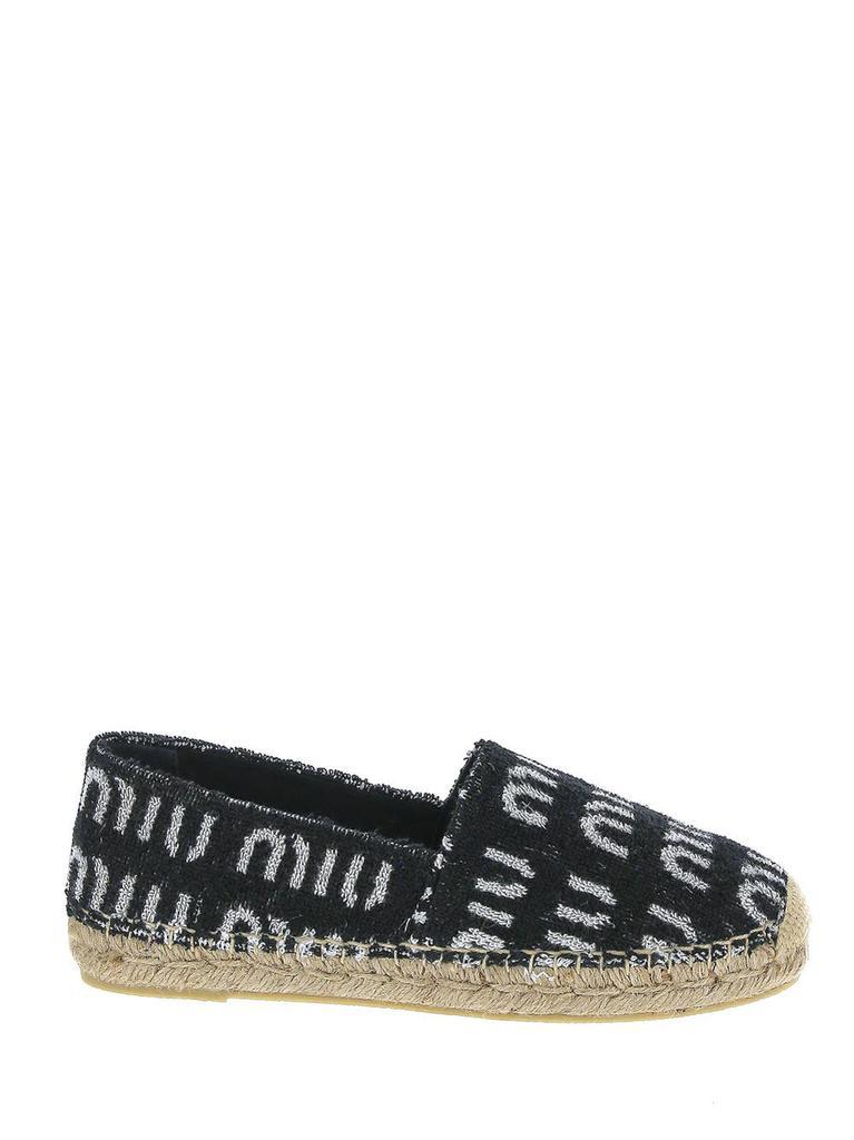 商品Miu Miu|Terrycloth Logo Espadrillas,价格¥3355,第1张图片