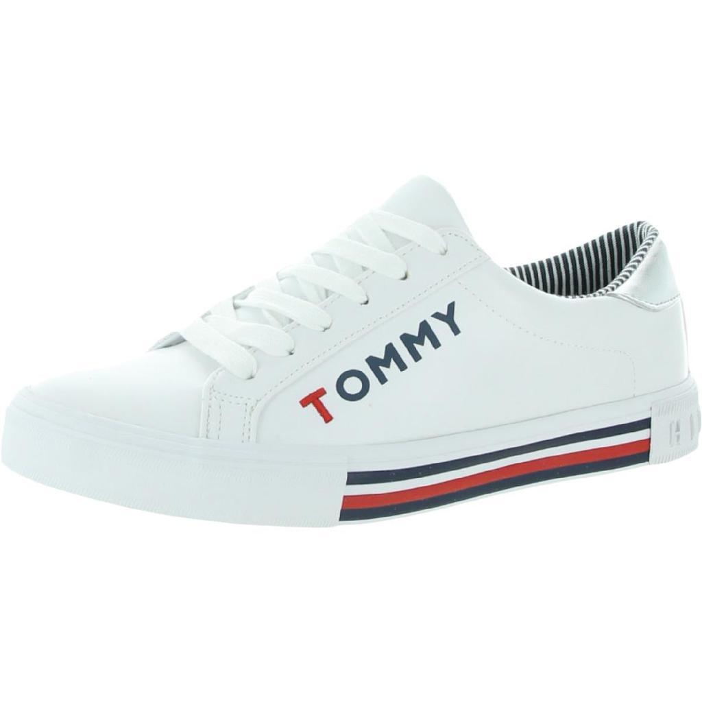 商品Tommy Hilfiger|Tommy Hilfiger Womens Kery Faux Leather Lifestyle Casual and Fashion Sneakers,价格¥227,第1张图片