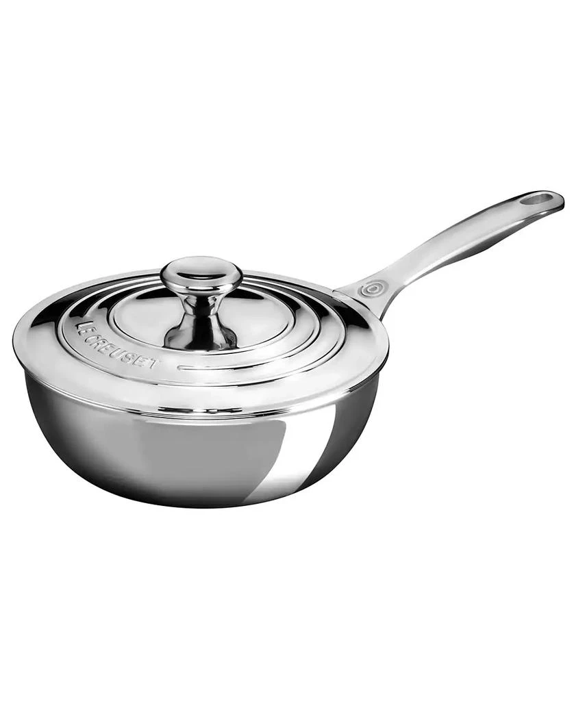 商品Le Creuset|Stainless Steel 2-Qt. Saucier Pan with Lid,价格¥1600,第1张图片