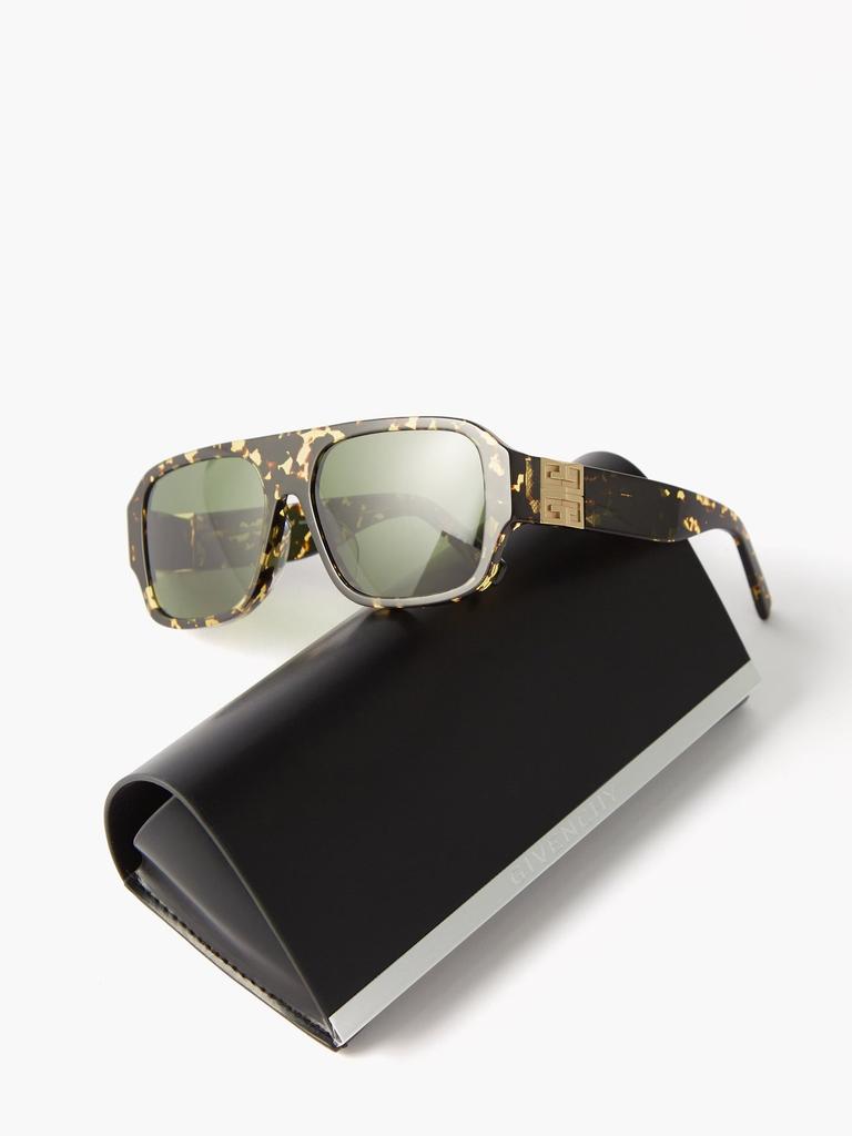 Flat-top acetate sunglasses商品第5张图片规格展示