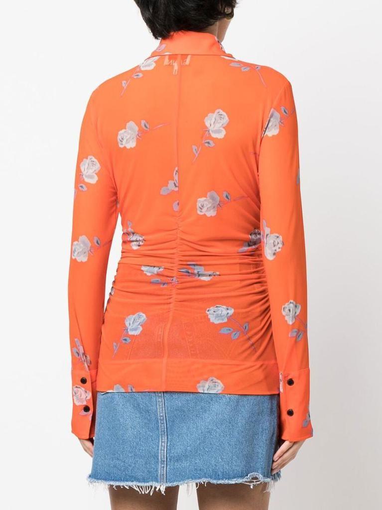 商品Ganni|GANNI Shirts Orange,价格¥1362,第4张图片详细描述