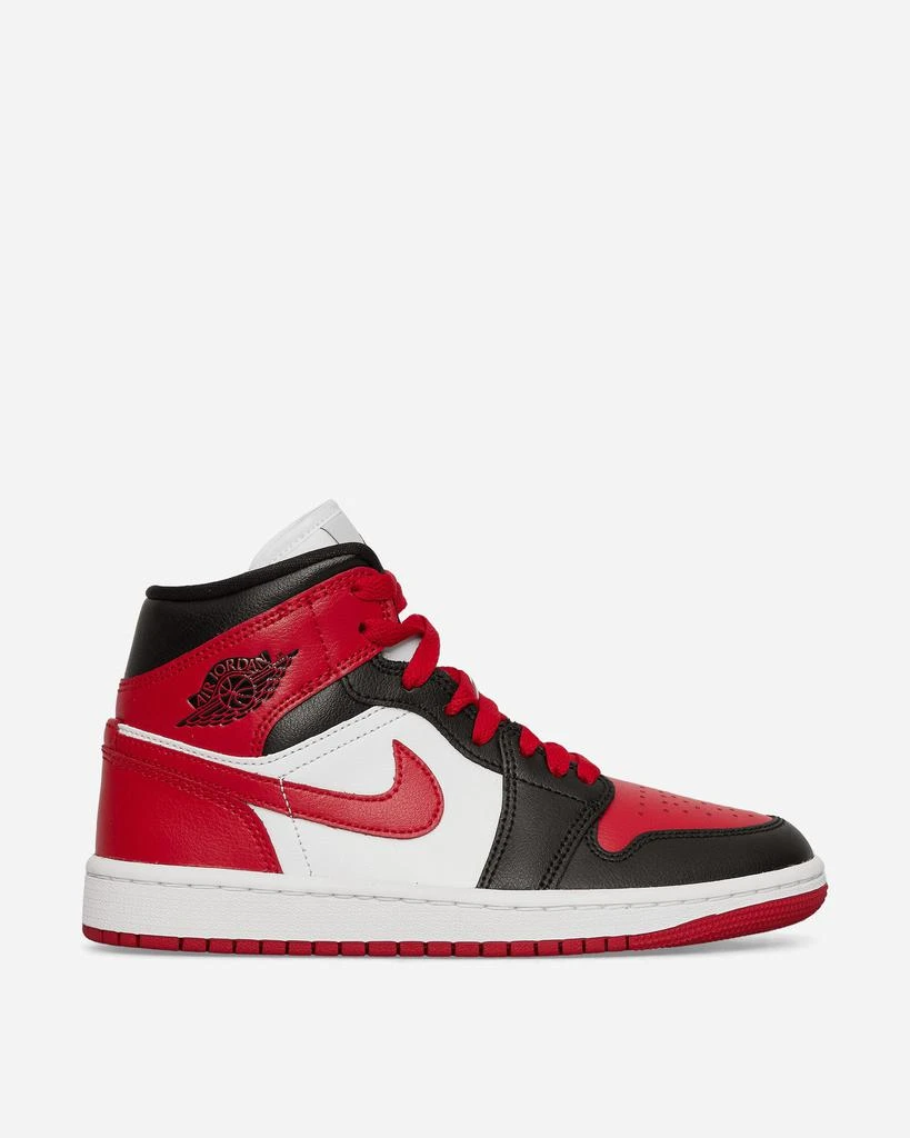 商品Jordan|WMNS Air Jordan 1 Mid Sneakers Black / Gym Red / White,价格�¥786,第2张图片详细描述