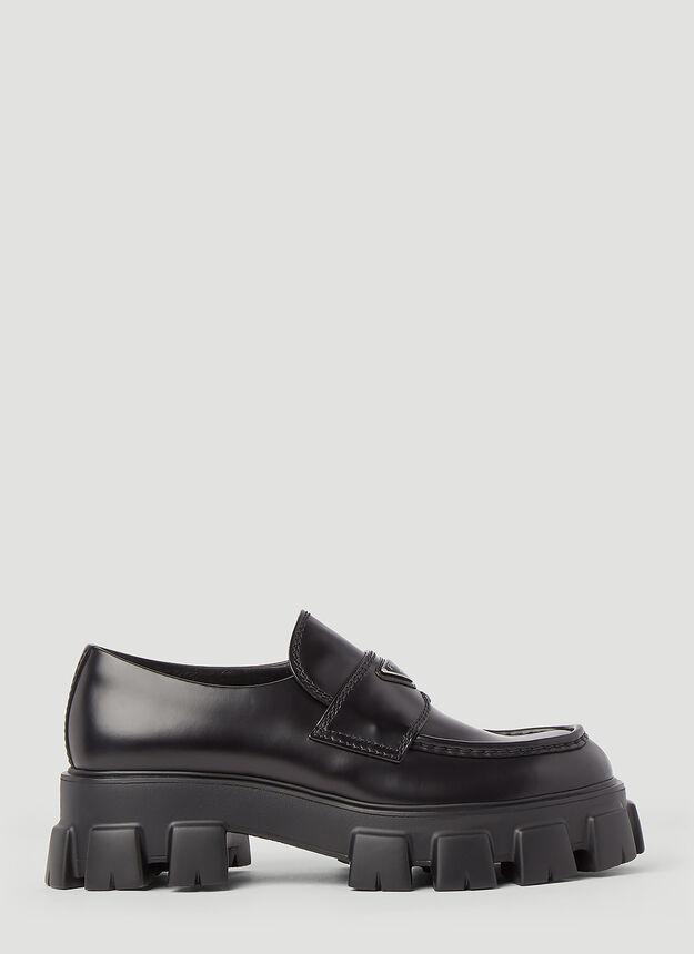 Monolith Leather Loafers in Black商品第1张图片规格展示