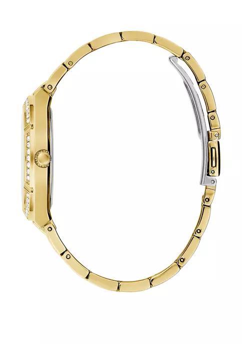 商品GUESS|Women's Cosmo Gold Analog Watch,价格¥1003,第5张图片详细描述