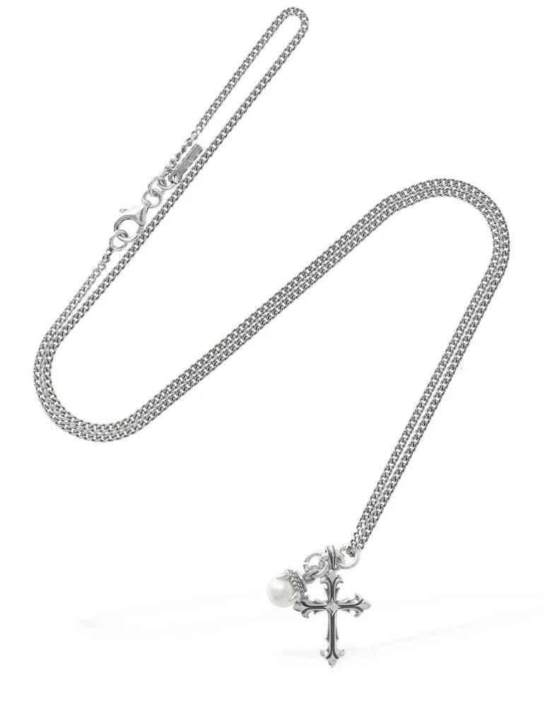 商品Emanuele Bicocchi|Pearl & Cross Charm Necklace,价格¥2203,第2张图片详细描述