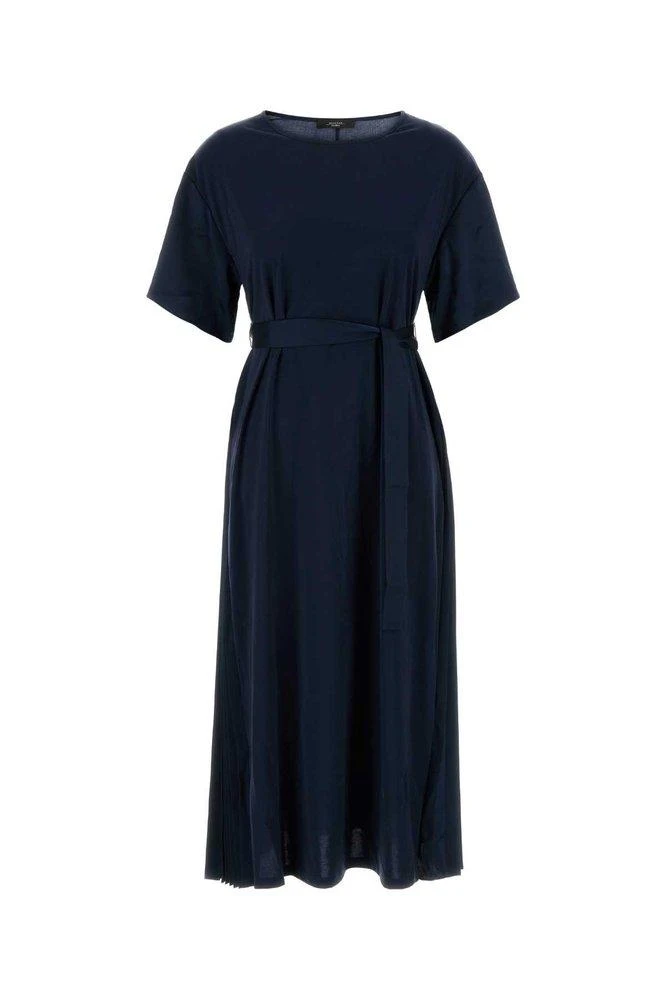商品Weekend Max Mara|Navy blue stretch nylon blend Jordan dress,价格¥1097,第1张图片