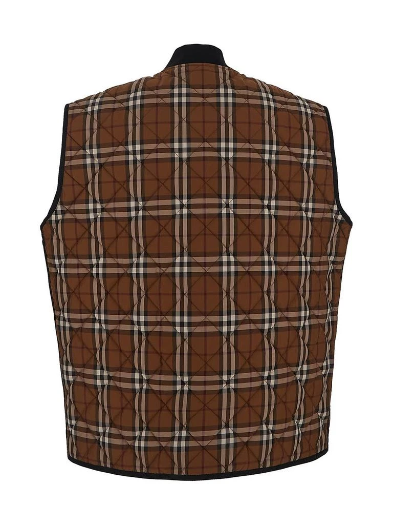 商品Burberry|Sleeveless Checked Jacket,价格¥7812,第2张图片详细描述