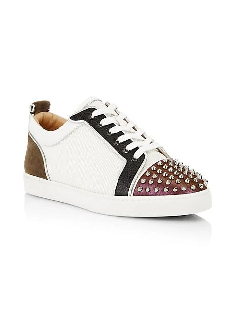 商品Christian Louboutin|Louis Junior Spikes Orlato Sneakers,价格¥7447,第2张图片详细描述