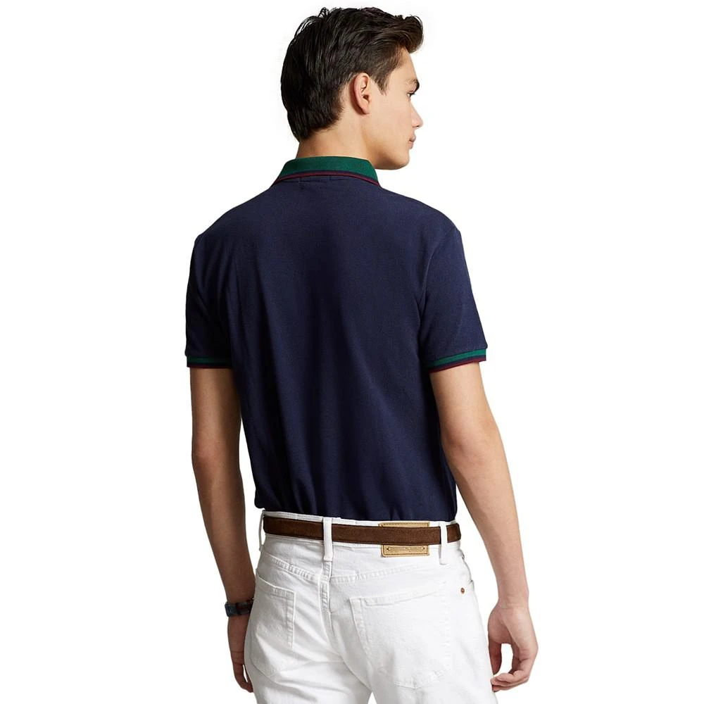 商品Ralph Lauren|Men's Custom Slim Fit Big Pony Mesh Polo Shirt,价格¥319,第2张图片详细描述