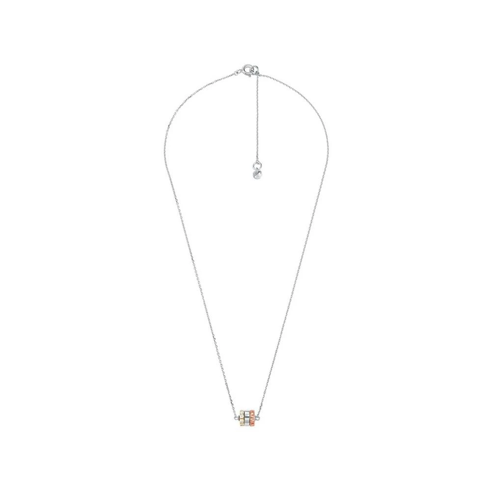 商品Michael Kors|Tri-Tone Sterling Silver Rondelle Necklace,价格¥712,第2张图片详细描述