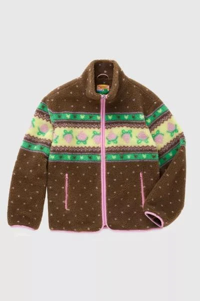 商品Strawberry Western|Strawberry Western Choco Fleece Jacket,价格¥1205,第2张图片详细描述