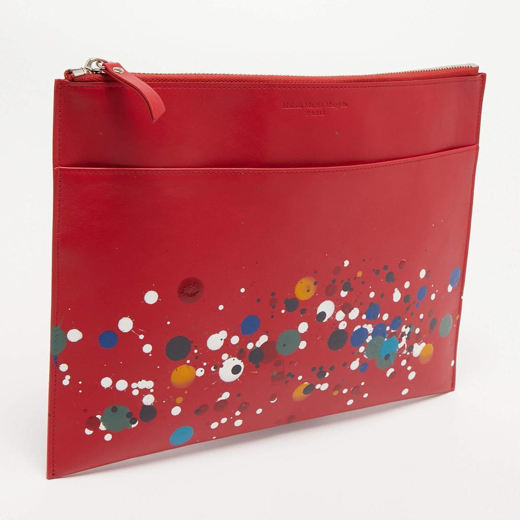 商品[二手商品] MAISON MARGIELA|Maison Martin Margiela Red Leather Clutch,价格¥2607,第5张图片详细描述