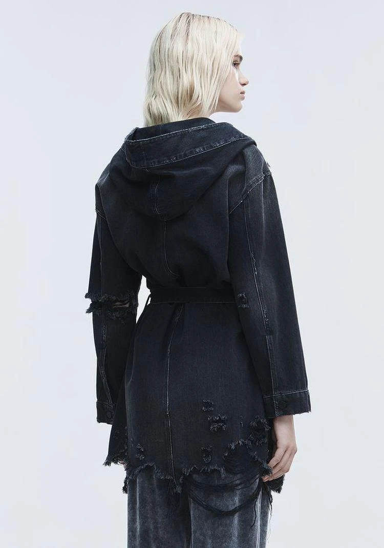 商品Alexander Wang|SHORT DISTRESSED ROBE ,价格¥2093,第3张图片详细描述