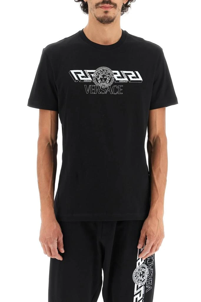 商品Versace|Versace greca and medusa taylor fit t-shirt,价格¥1458,第2张图片详细描述