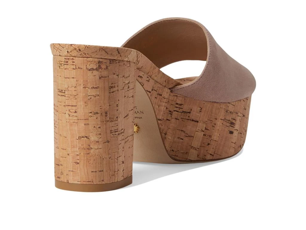 商品Stuart Weitzman|Squarehigh Platform 95 Slide,价格¥2022,第5张图片详细描述