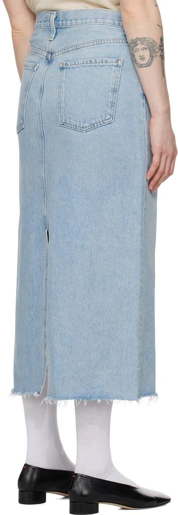 商品AGOLDE|Blue Della Denim Midi Skirt,价格¥884,第3张图片详细描述