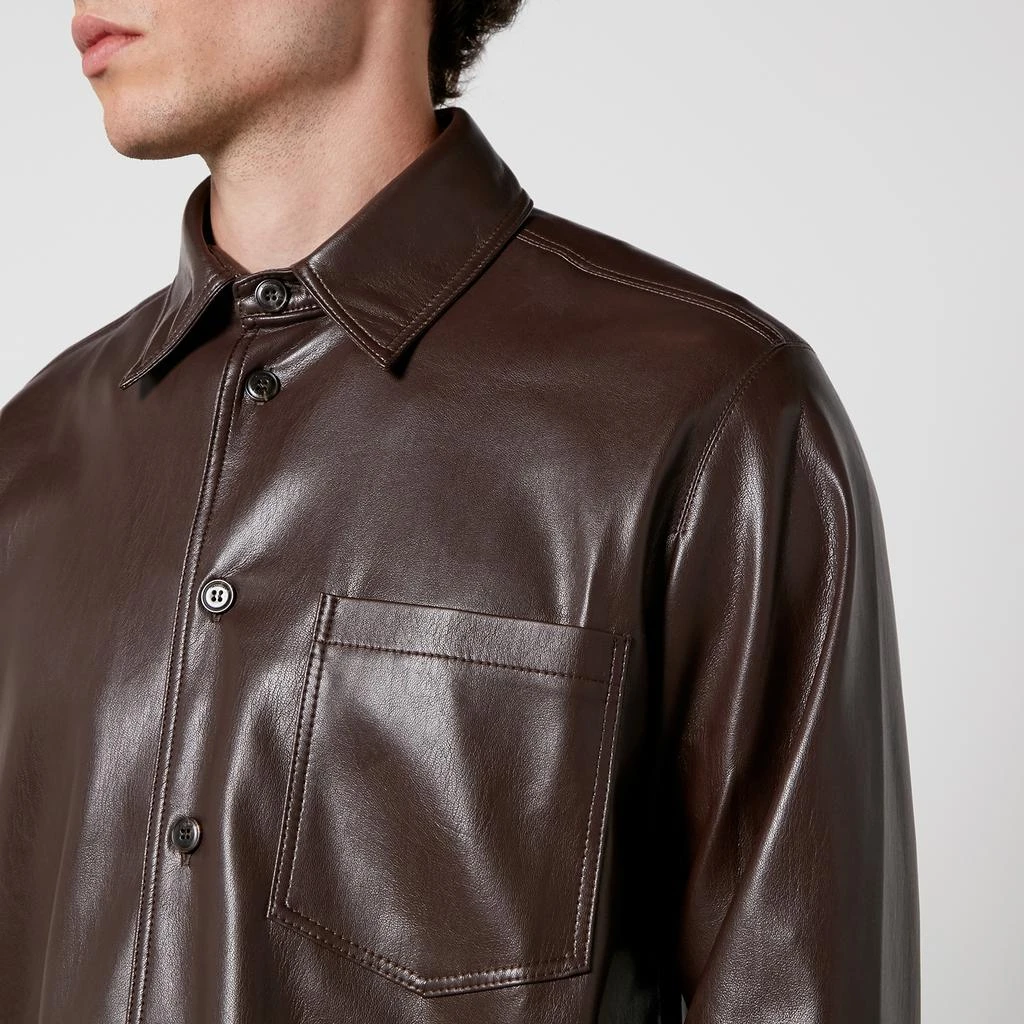 商品Nanushka|Nanushka Landis Faux Leather Shirt,价格¥1015,第4张图片详细描述
