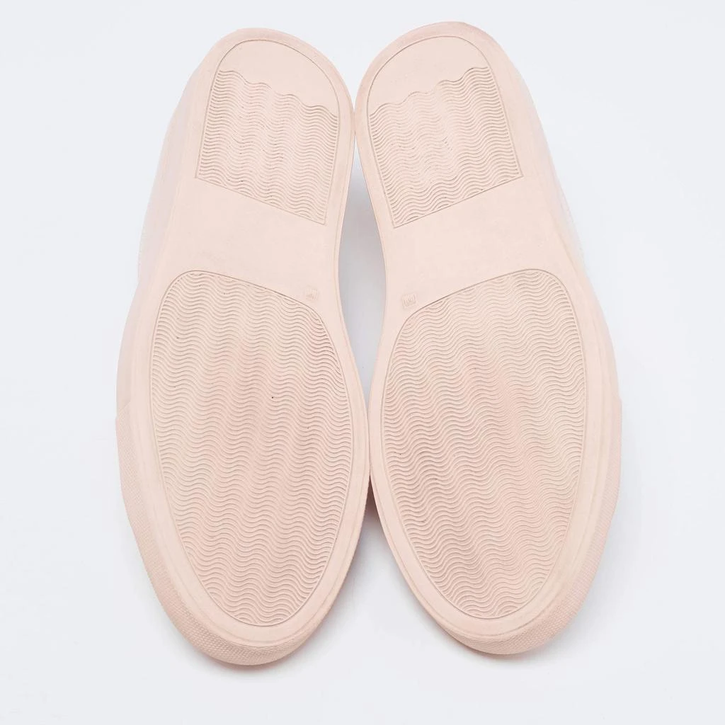 Common Projects Pink Leather Lace Up Sneakers Size 41 商品