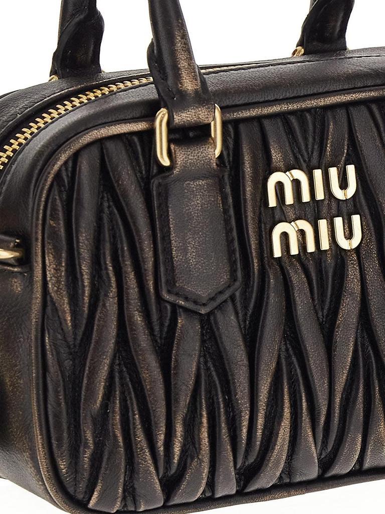 商品Miu Miu|Matelassé Nappa Leather Top-Handles Bag,价格¥14367,第6张图片详细描述