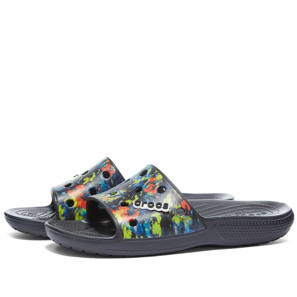 商品Crocs|Crocs Classic Crocs Tie Dye Slide,价格¥113,第1张图片