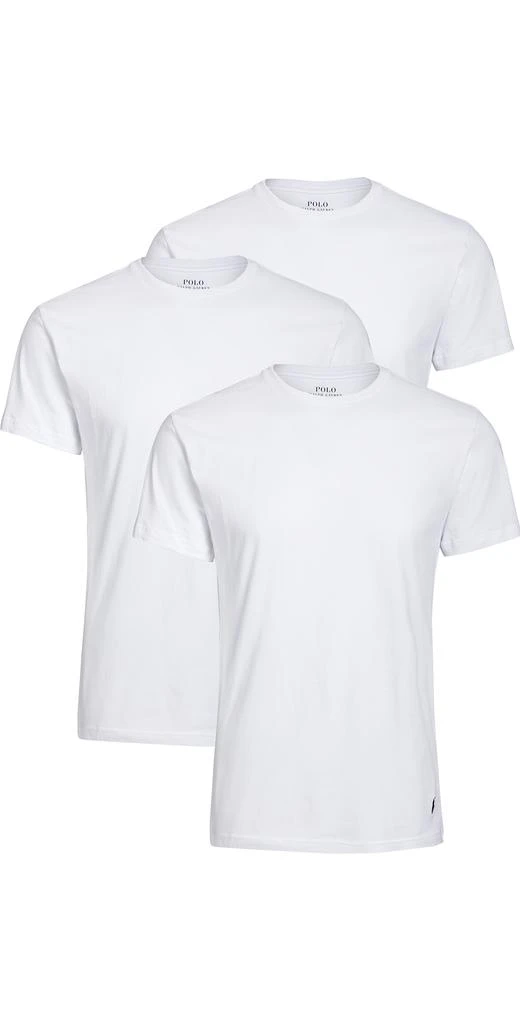 商品Polo Ralph Lauren Underwear|Polo Ralph Lauren Underwear 3 Pack Slim Fit Crew Tee,价格¥190,第1张图片