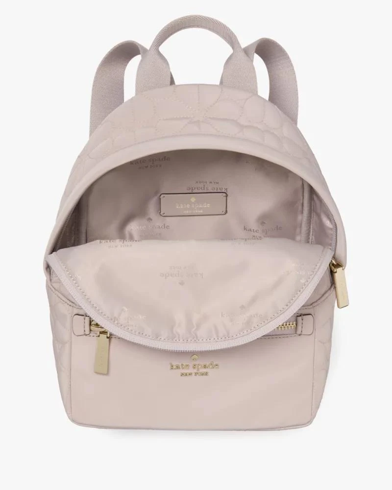 Spade Flower Quilted Fabric Small Backpack 商品