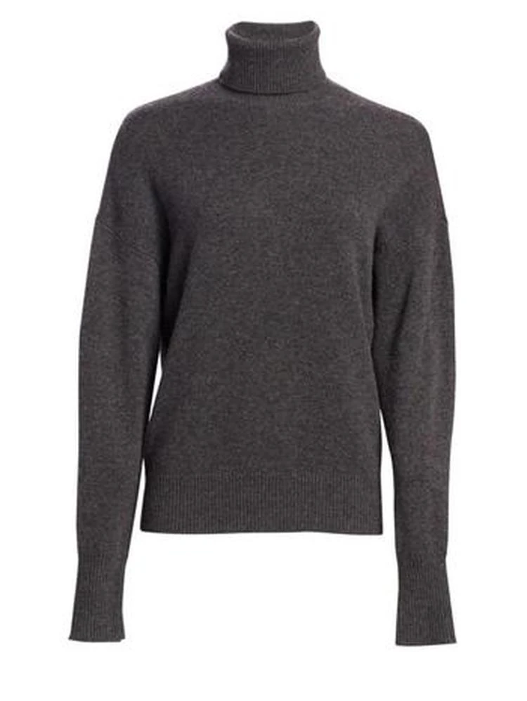 商品Theory|Drop Shoulder Cashmere Turtleneck Sweater,价格¥1035,第1张图片