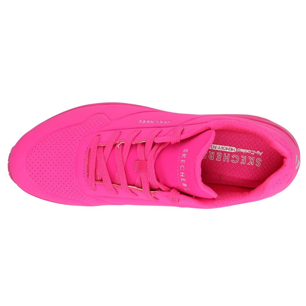 商品SKECHERS|Uno Nightshades Perforated Lace Up Sneakers,价格¥503,第4张图片详细描述