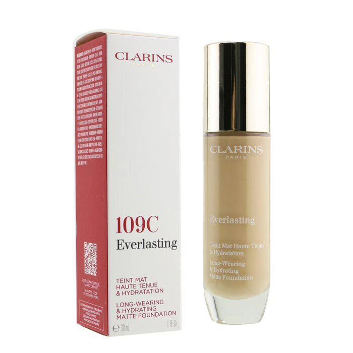 商品Clarins|Clarins 持久无瑕粉底液 - # 109C Wheat -109C Wheat(30ml/1oz),价格¥418,第2张图片详细描述