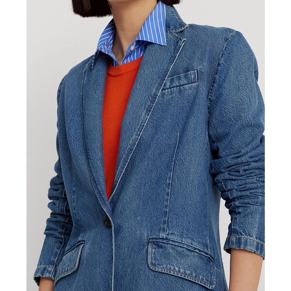 商品Ralph Lauren|Women's Denim Blazer,价格¥820,第4张图片详细描述