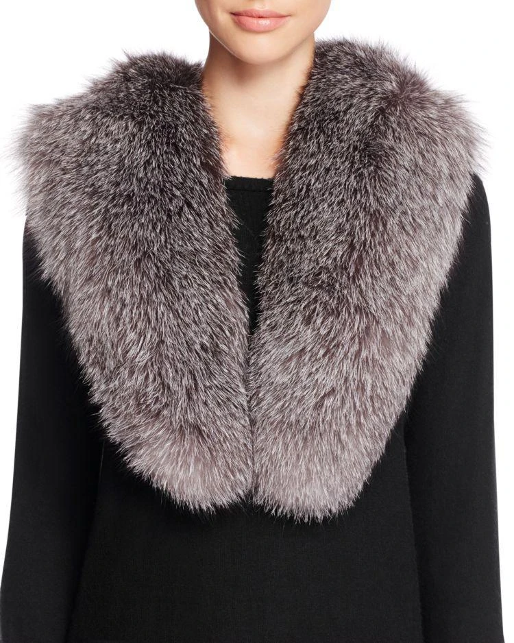 商品Surell|Surell Fox Fur Stole Scarf - 100% Exclusive,价格¥2595,第1张图片