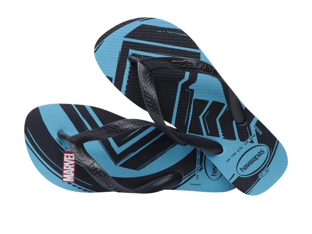 商品Havaianas|Top Marvel Logomania Flip Flop Sandal (Toddler/Little Kid/Big Kid),价格¥89,第4张图片详细描述