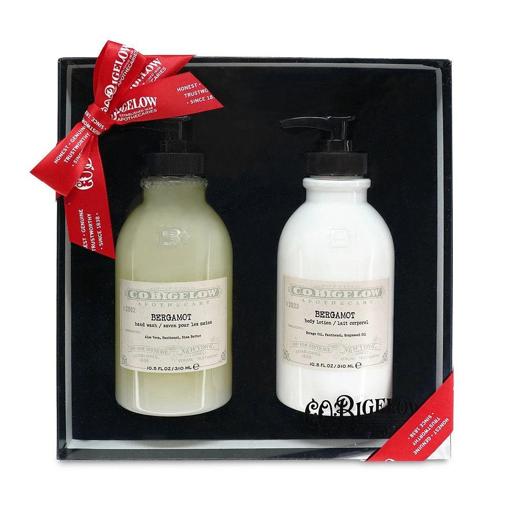 商品C.O. Bigelow|Bergamot Hand Wash & Body Lotion Set,价格¥316,第1张图片详细描述