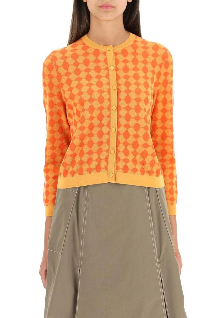 商品Tory Burch|Tory Burch Checked Buttoned Cardigan,价格¥3450,第2张图片详细描述