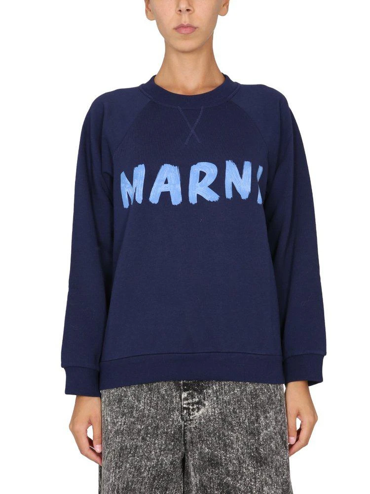 商品Marni|Marni Logo Printed Crewneck Sweatshirt,价格¥2102,第1张图片