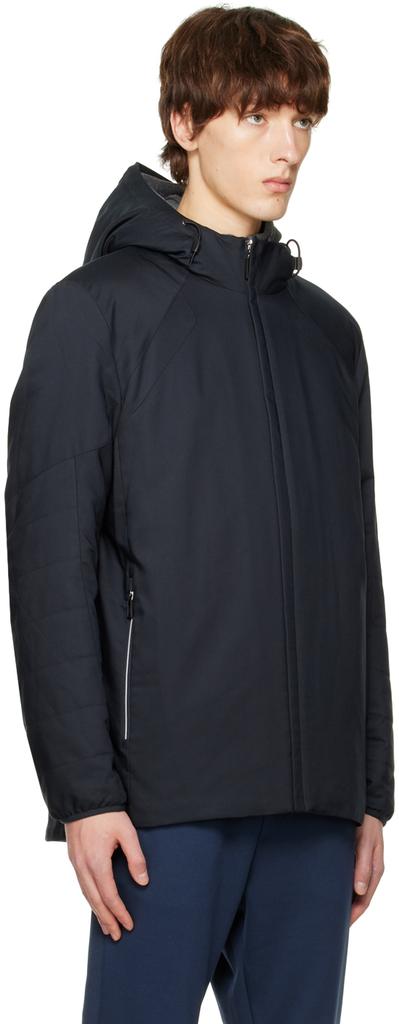 Navy Hooded Jacket商品第2张图片规格展示