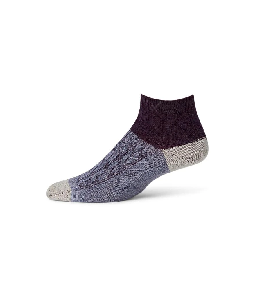 商品SmartWool|Everyday Cable Ankle Boot Socks,价格¥136,第1张图片详细描述