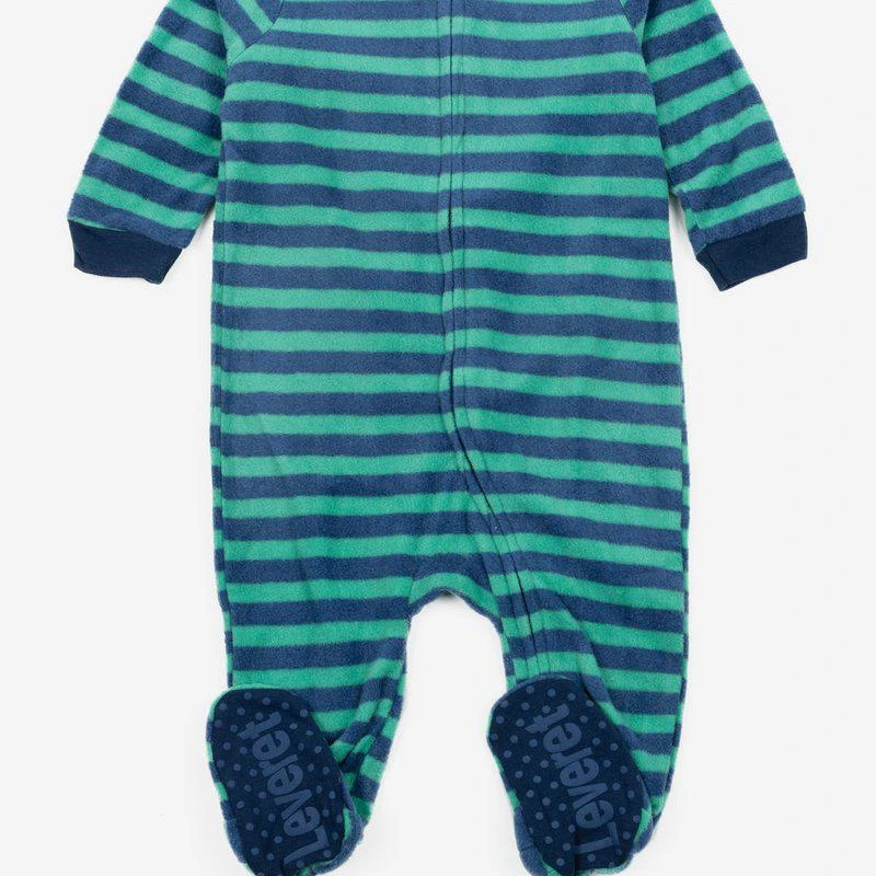 商品Leveret|Baby Footed Fleece Striped Pajamas,价格¥76,第1张图片