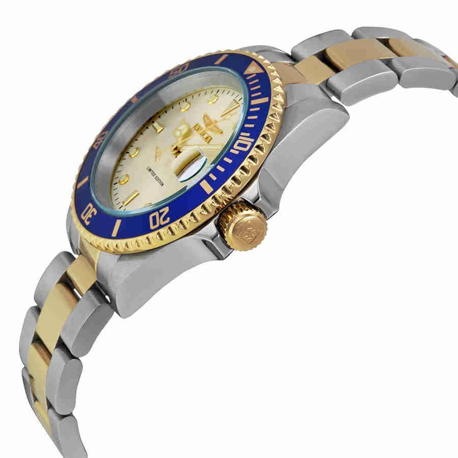 商品Invicta|Invicta Pro Diver Champagne Dial Two-tone Mens Watch ILE8928OBA,价格¥632,第4张图片详细描述