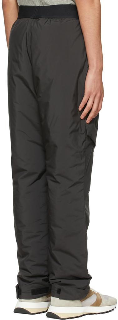Black Polyester Cargo Pants商品第3张图片规格展示