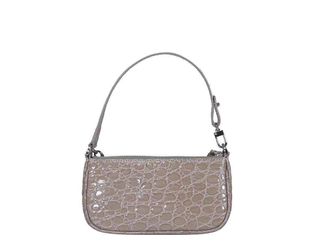 商品by FAR|By Far Rachel Embossed Chain Detailed Mini Shoulder Bag,价格¥1276,第2张图片详细描述